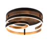 Φωτιστικό Οροφής Trio Lighting LED 58W 3000K Μαύρου Χρυσού Χρώματος Step Dimmable – 644110180