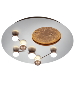 Φωτιστικό Οροφής Trio Lighting LED 42W 23000K Χρώματος Αλουμινίου Step Dimmable – 644810107