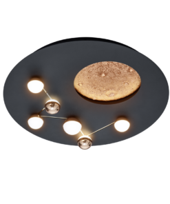 Φωτιστικό Οροφής Trio Lighting LED 42W 23000K Μαύρου Χρώματος Step Dimmable – 644810132