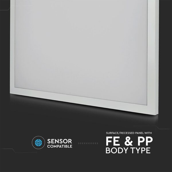 LED Πάνελ Τετράγωνο 2 σε 1 Επιφανειακό – Χωνευτό 40W V-TAC 60 x 60 cm Φυσικό 4000K – 64511