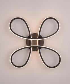 Φωτιστικό Οροφής Trio Lighting LED 22W 2600lm 3000K Step Dimmable Μαύρο Ματ – 645610132