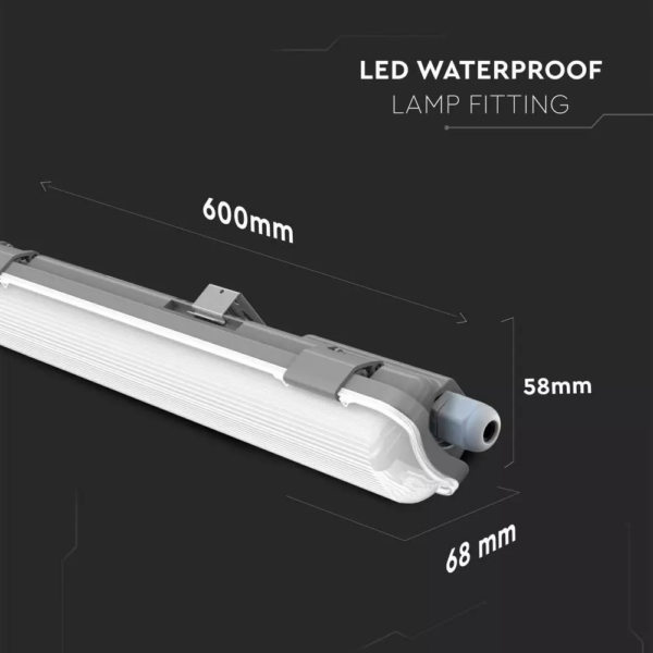 Αδιάβροχο φωτιστικό LED 1x18W 1276mm Φυσικό λευκό 4000K V-TAC – 6459