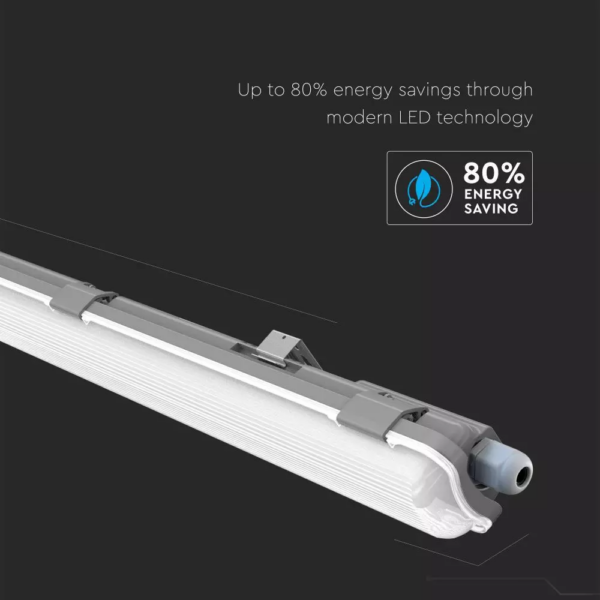 Αδιάβροχο φωτιστικό LED 1x18W 1276mm Φυσικό λευκό 4000K V-TAC – 6459