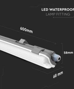 Αδιάβροχο φωτιστικό LED 1x18W 1276mm Ψυχρό λευκό 6400K V-TAC – 6460