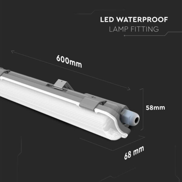 Αδιάβροχο φωτιστικό LED 1x18W 1276mm Ψυχρό λευκό 6400K V-TAC – 6460