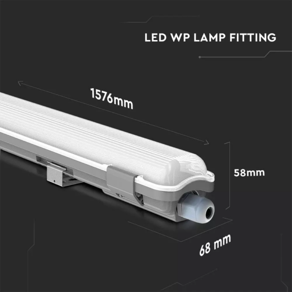 Αδιάβροχο φωτιστικό LED 1x22W 1576mm Ψυχρό λευκό 6400K V-TAC – 6462