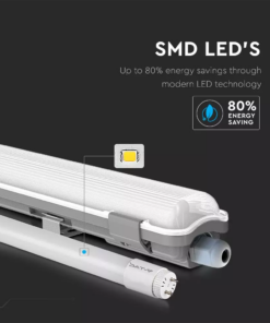 Αδιάβροχο φωτιστικό LED 1x22W 1576mm Ψυχρό λευκό 6400K V-TAC – 6462