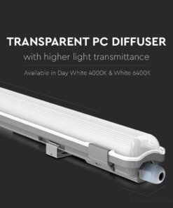 Αδιάβροχο φωτιστικό LED 1x22W 1576mm Ψυχρό λευκό 6400K V-TAC – 6462