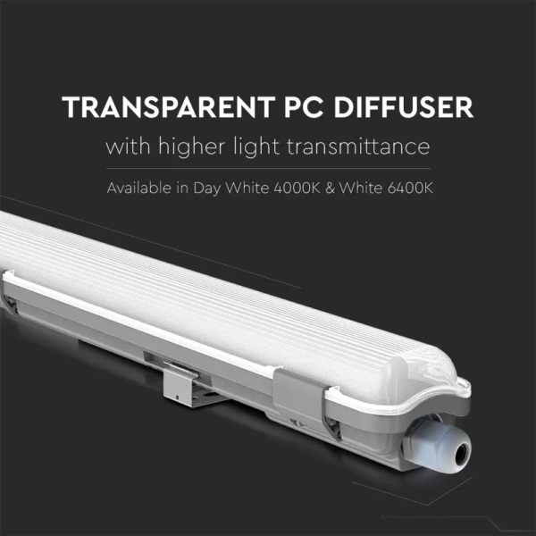 Αδιάβροχο φωτιστικό LED 1x22W 1576mm Ψυχρό λευκό 6400K V-TAC – 6462