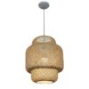 ΦΩΤΙΣΤΙΚΟ ΚΡΕΜΑΣΤΟ ΜΟΝΟΦΩΤΟ Ε27 MAX 60W Ø480×500 BAMBOO EUROLAMP – 144-33013