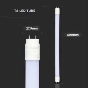 LED Λάμπα T8 G13 60cm 7W Rotation V-TAC 160° 1120lm Ψυχρό Λευκό 6400K – 216476