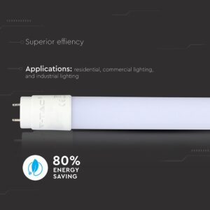 LED Λάμπα T8 G13 60cm 7W Rotation V-TAC 160° 1120lm Ψυχρό Λευκό 6400K – 216476
