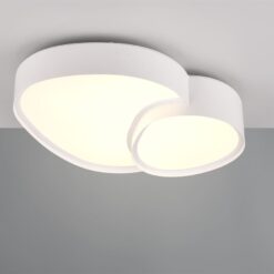 Φωτιστικό Οροφής RISE Trio Lighting LED 21W 2400lm CCT Dimmable Με Τηλεχειριστήριο Λευκό Ματ – 647510231