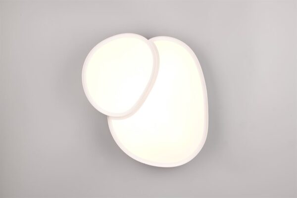 Φωτιστικό Οροφής RISE Trio Lighting LED 21W 2400lm CCT Dimmable Με Τηλεχειριστήριο Λευκό Ματ – 647510231