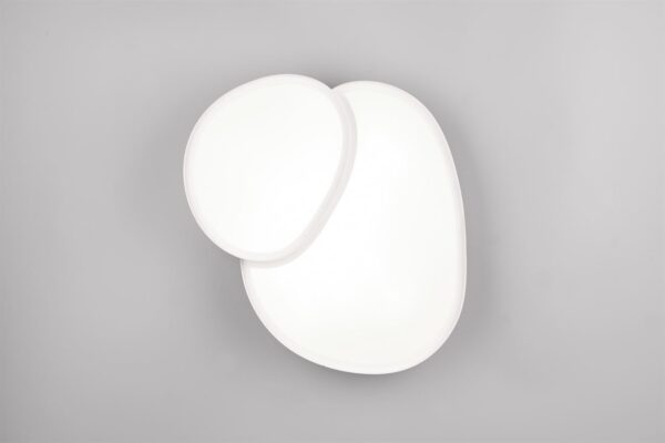 Φωτιστικό Οροφής RISE Trio Lighting LED 21W 2400lm CCT Dimmable Με Τηλεχειριστήριο Λευκό Ματ – 647510231