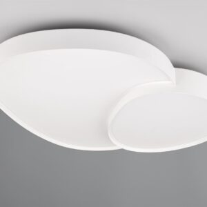 Φωτιστικό Οροφής RISE Trio Lighting LED 45W CCT Dimmable Με Τηλεχειριστήριο Λευκό Ματ – 647519231