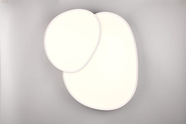 Φωτιστικό Οροφής RISE Trio Lighting LED 45W CCT Dimmable Με Τηλεχειριστήριο Λευκό Ματ – 647519231