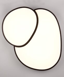 Φωτιστικό Οροφής RISE Trio Lighting LED 45W 5300lm CCT Dimmable Με Τηλεχειριστήριο Χρώματος Μαύρο Ματ – 647519232