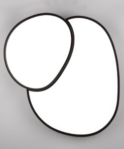 Φωτιστικό Οροφής RISE Trio Lighting LED 45W 5300lm CCT Dimmable Με Τηλεχειριστήριο Χρώματος Μαύρο Ματ – 647519232