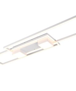 LED Φωτιστικό Οροφής ALBANY Λευκό Ματ 37W 4300lm CCT Dimmable με Τηλεχειριστήριο Trio Lighting – 647710431