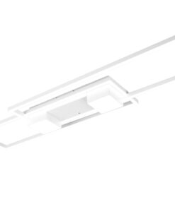 LED Φωτιστικό Οροφής ALBANY Λευκό Ματ 37W 4300lm CCT Dimmable με Τηλεχειριστήριο Trio Lighting – 647710431