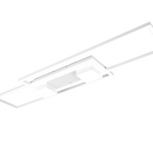 LED Φωτιστικό Οροφής ALBANY Λευκό Ματ 37W 4300lm CCT Dimmable με Τηλεχειριστήριο Trio Lighting – 647710431