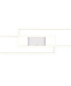 LED Φωτιστικό Οροφής ALBANY Λευκό Ματ 37W 4300lm CCT Dimmable με Τηλεχειριστήριο Trio Lighting – 647710431
