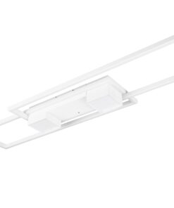 LED Φωτιστικό Οροφής ALBANY Λευκό Ματ 37W 4300lm CCT Dimmable με Τηλεχειριστήριο Trio Lighting – 647710431