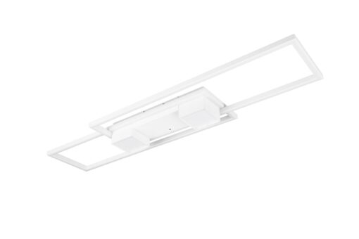 LED Φωτιστικό Οροφής ALBANY Λευκό Ματ 37W 4300lm CCT Dimmable με Τηλεχειριστήριο Trio Lighting – 647710431
