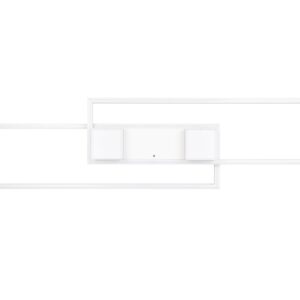 LED Φωτιστικό Οροφής ALBANY Λευκό Ματ 37W 4300lm CCT Dimmable με Τηλεχειριστήριο Trio Lighting – 647710431