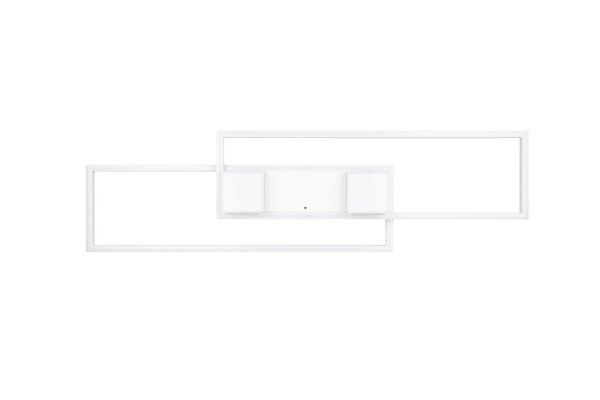 LED Φωτιστικό Οροφής ALBANY Λευκό Ματ 37W 4300lm CCT Dimmable με Τηλεχειριστήριο Trio Lighting – 647710431
