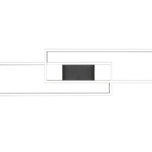 LED Φωτιστικό Οροφής ALBANY Μαύρο Ματ 37W 4300lm CCT Dimmable με Τηλεχειριστήριο Trio Lighting – 647710432