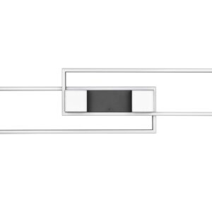LED Φωτιστικό Οροφής ALBANY Μαύρο Ματ 37W 4300lm CCT Dimmable με Τηλεχειριστήριο Trio Lighting – 647710432
