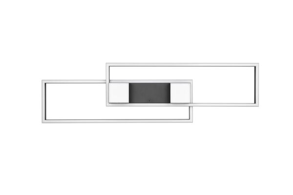 LED Φωτιστικό Οροφής ALBANY Μαύρο Ματ 37W 4300lm CCT Dimmable με Τηλεχειριστήριο Trio Lighting – 647710432