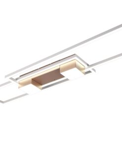 LED Φωτιστικό Οροφής ALBANY Καφέ 37W 4300lm CCT Dimmable με Τηλεχειριστήριο Trio Lighting – 647710465