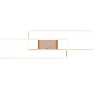 LED Φωτιστικό Οροφής ALBANY Καφέ 37W 4300lm CCT Dimmable με Τηλεχειριστήριο Trio Lighting – 647710465
