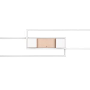 LED Φωτιστικό Οροφής ALBANY Καφέ 37W 4300lm CCT Dimmable με Τηλεχειριστήριο Trio Lighting – 647710465
