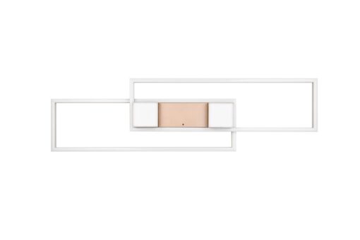 LED Φωτιστικό Οροφής ALBANY Καφέ 37W 4300lm CCT Dimmable με Τηλεχειριστήριο Trio Lighting – 647710465