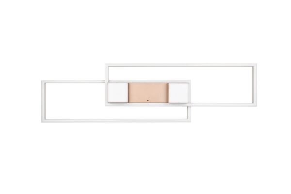 LED Φωτιστικό Οροφής ALBANY Καφέ 37W 4300lm CCT Dimmable με Τηλεχειριστήριο Trio Lighting – 647710465