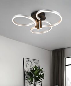 LED Φωτιστικό Οροφής Caruso Βουρτσισμένο Αλουμίνιο 43W 4980lm CCT Step Dimmable Trio Lighting – 648110605