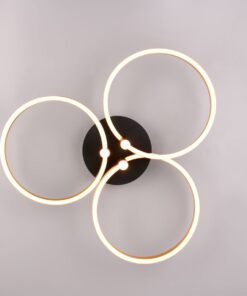 LED Φωτιστικό Οροφής Caruso Χρυσό/Μαύρο 43W 4980lm CCT Step Dimmable Trio Lighting – 648110680