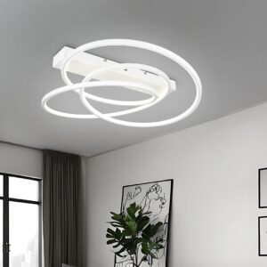 LED Φωτιστικό Οροφής Λευκό Ματ Φ64 Darvin 34W 4500lm CCT Step Dimmable Trio Lighting – 649110131