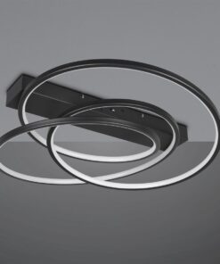 LED Φωτιστικό Οροφής Μαύρο Ματ Φ64 Darvin 34W 4500lm CCT Step Dimmable Trio Lighting – 649110132