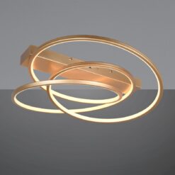 LED Φωτιστικό Οροφής Χρυσό Φ64 Darvin 34W 4500lm CCT Step Dimmable Trio Lighting – 649110179
