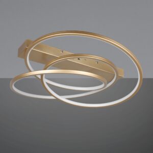 LED Φωτιστικό Οροφής Χρυσό Φ64 Darvin 34W 4500lm CCT Step Dimmable Trio Lighting – 649110179