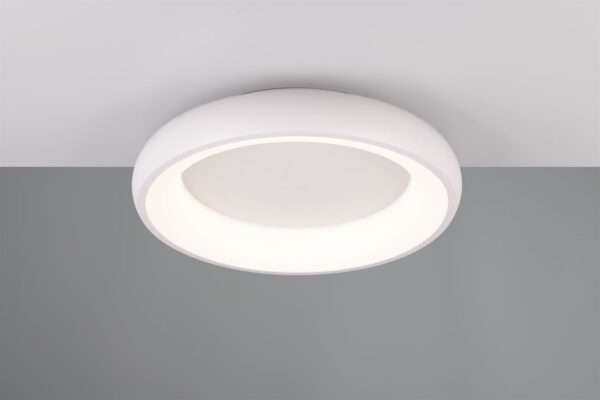 Πλαφονιέρα Στρογγυλή Φ46 Λευκή Ματ CARDONA LED 29W 3300lm CCT Step Dimmable Trio Lighting – 649614531