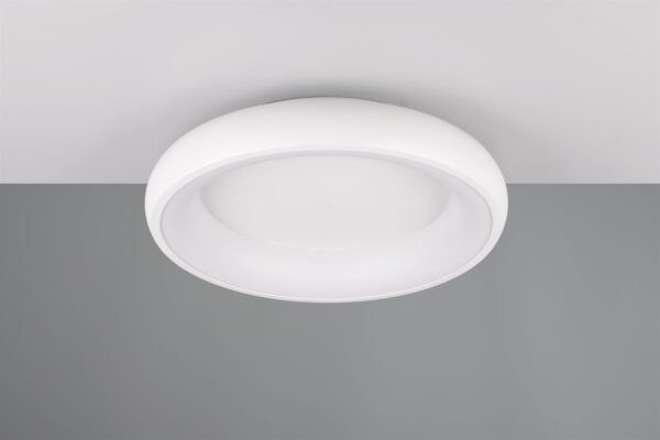 Πλαφονιέρα Στρογγυλή Φ46 Λευκή Ματ CARDONA LED 29W 3300lm CCT Step Dimmable Trio Lighting – 649614531