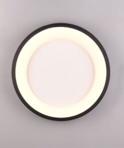 Πλαφονιέρα Στρογγυλή Φ46 Μαύρη Ματ CARDONA LED 29W 3300lm CCT Step Dimmable Trio Lighting – 649614532