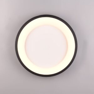 Πλαφονιέρα Στρογγυλή Φ46 Μαύρη Ματ CARDONA LED 29W 3300lm CCT Step Dimmable Trio Lighting – 649614532