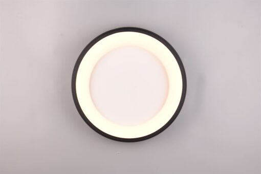 Πλαφονιέρα Στρογγυλή Φ46 Μαύρη Ματ CARDONA LED 29W 3300lm CCT Step Dimmable Trio Lighting – 649614532